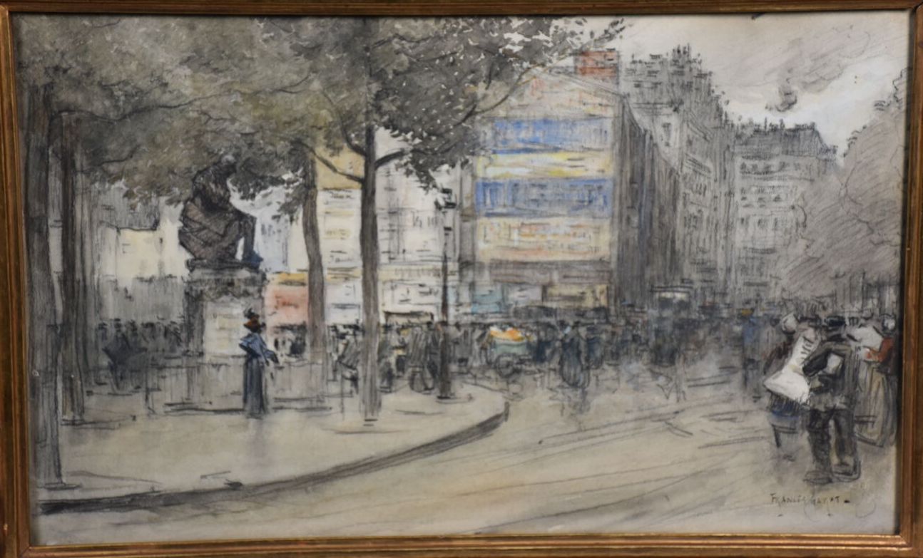 Null GARAT Francis (1853 - ?)

Boulevard de Clichy

Belebter Platz

Zwei Bleisti&hellip;