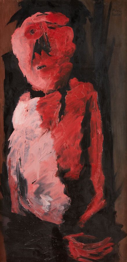 Null ROCHER Maurice (1918-1995)
Ecce Homo, 1966
Huile sur toile , signée en haut&hellip;