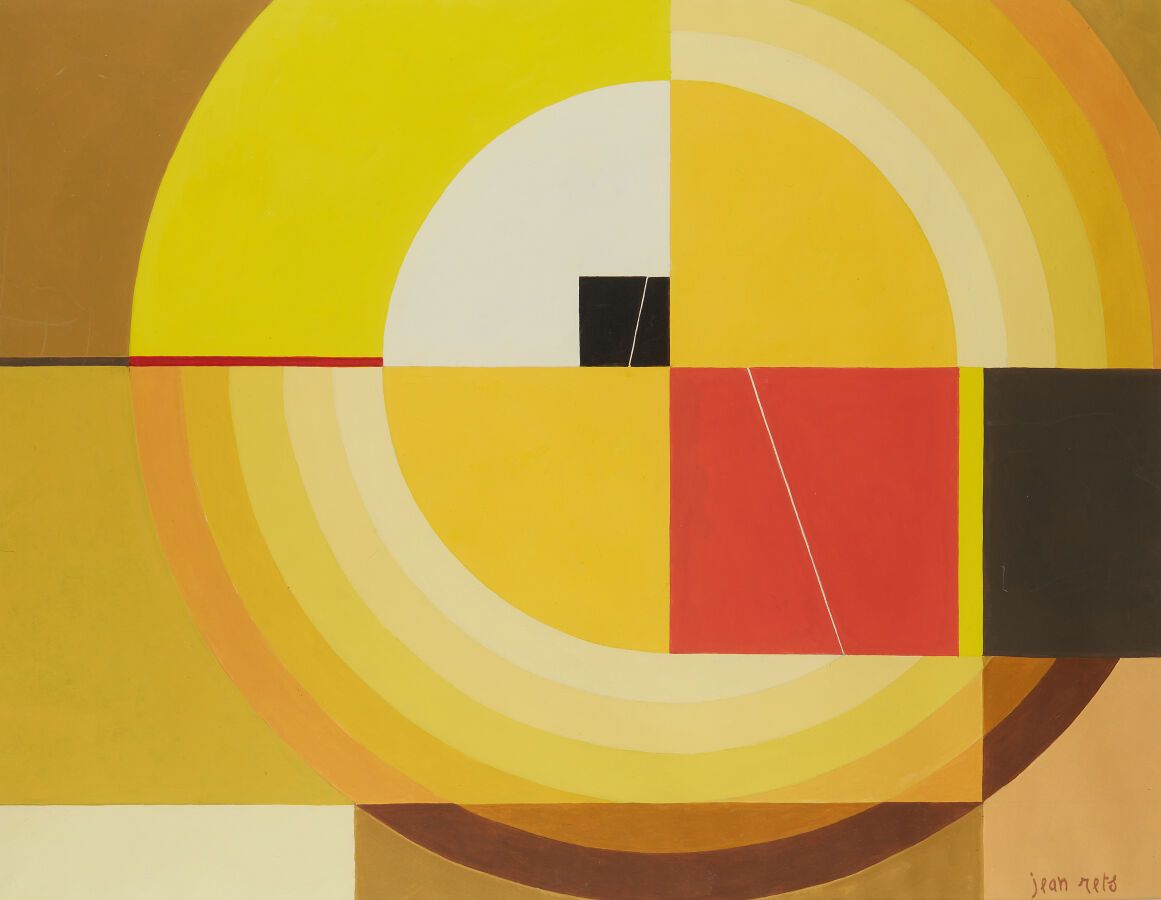 Null RETS Jean (1910 - 1998)
Abstract geometric composition
Gouache, signed lowe&hellip;