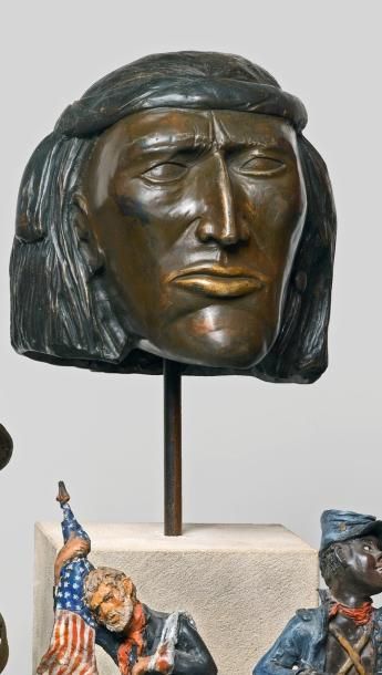 J L. École française du XIXe siècle «GEROMINO, indien apache». (Juin 1829-17 fév&hellip;