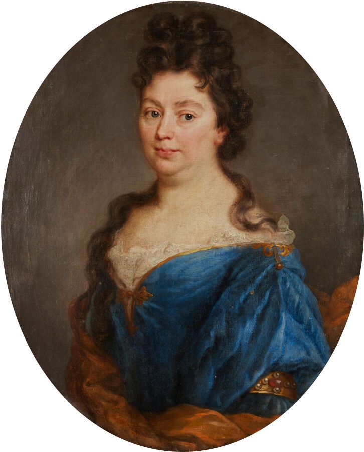 Null Ecole française vers 1690
Portrait de femme à la robe bleue
Huile sur toile&hellip;