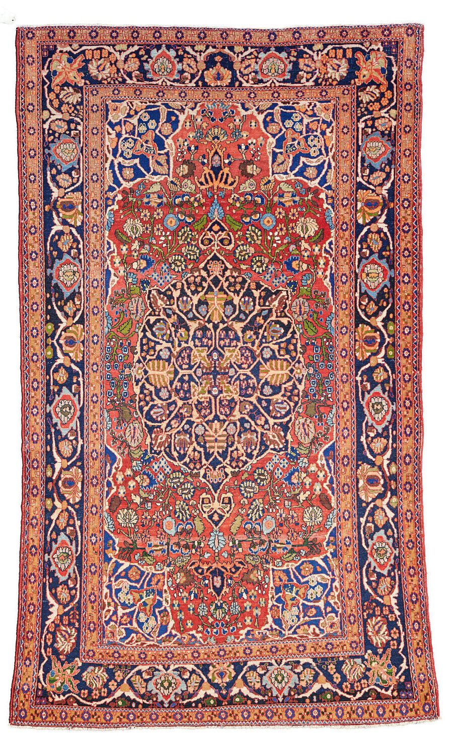 Null Isfahan Teppich
Kette und Schuss aus Baumwolle, Flor aus Wolle (leichte Abn&hellip;