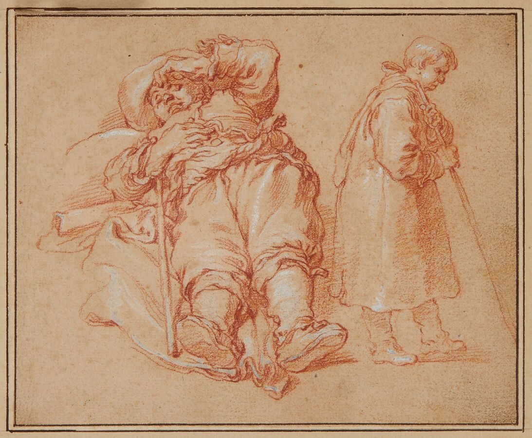 Null BLOEMAERT Abraham (1564-1651)
Homme allongé endormi et berger debout de pro&hellip;