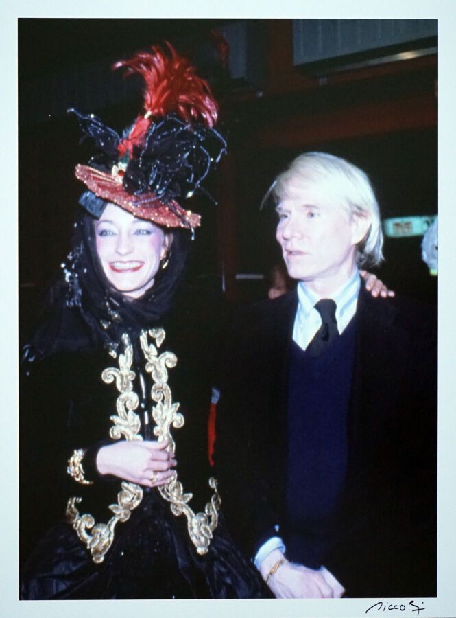 Null Andy Warhol und Loulou de La Falaise 
Abzug auf Fujifilm-Papier, Format 45 &hellip;