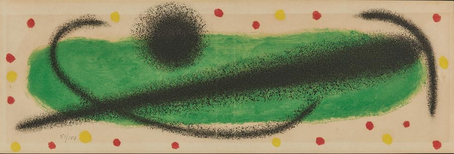 Null Joan Miró (1893-1983)
Pl. De couverture pour le livre de René Char, Nous av&hellip;