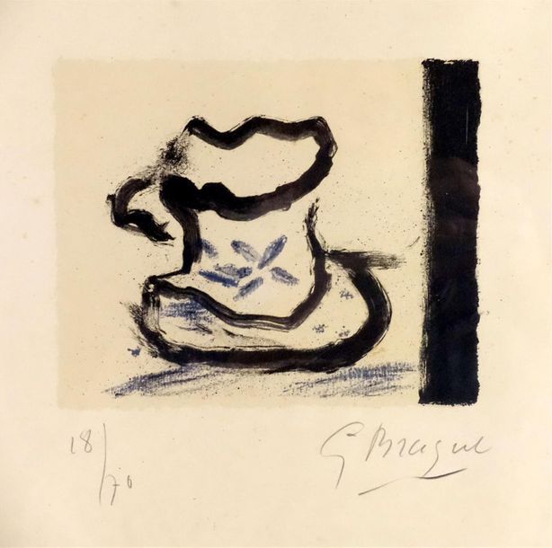 Null Georges Braque (1882-1963)
La Petite tasse. 1962. Lithographie. 165 x 132. &hellip;