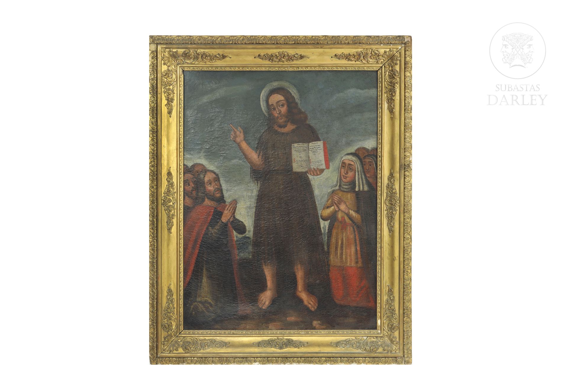 Anónimo, S.XVII "San Juan Bautista" 
Huile sur toile. Aucune signature ou inscri&hellip;