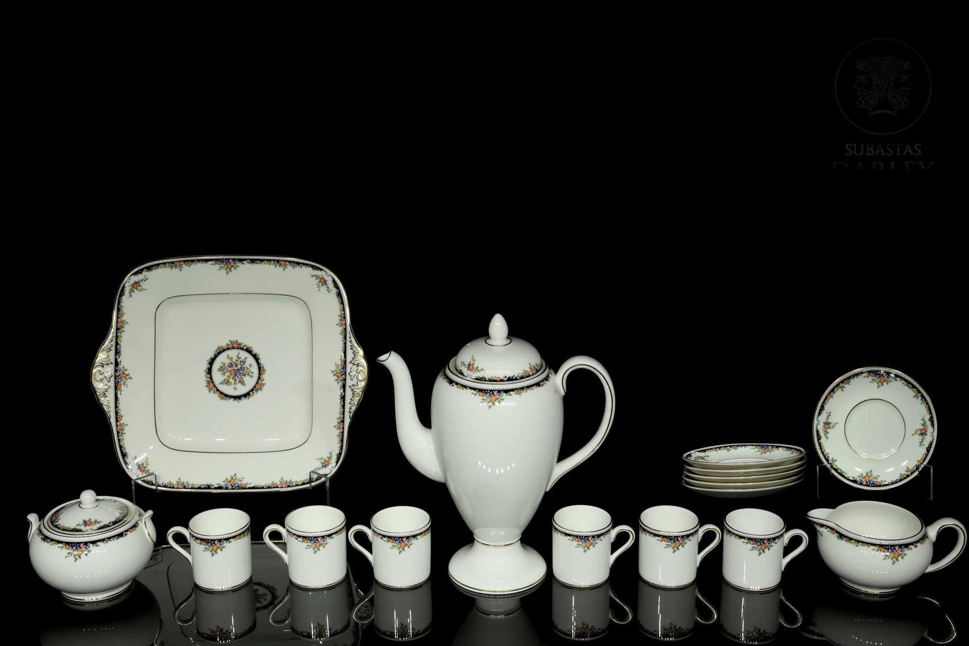 Juego para café, porcelana inglesa Wedgwood, S.XX 
Service à thé pour six person&hellip;