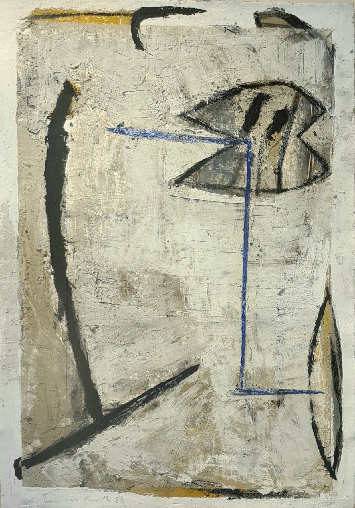Tommaso CASCELLA Mischtechnik auf Leinwand Untitled Größe: 100cm x 70cm Zertifiz&hellip;