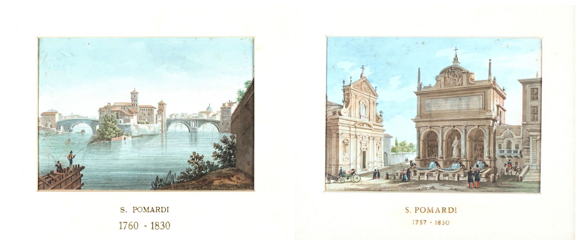 Simone Pomardi a) The Tiber Island and the Cestio and Fabricio bridges b) The fo&hellip;