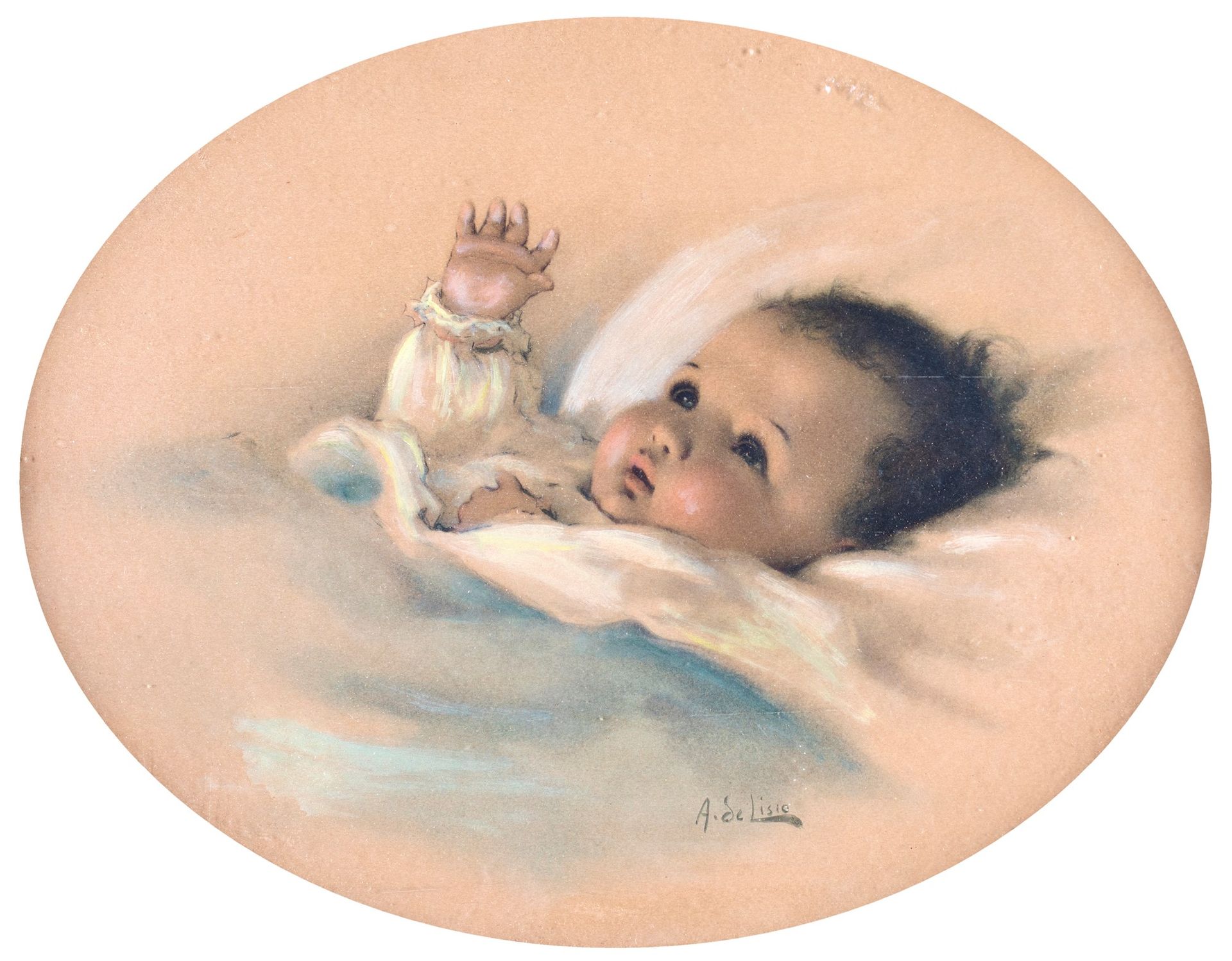 Arnaldo De Lisio Study for newborn Firmado abajo a la derecha: A. De Lisio