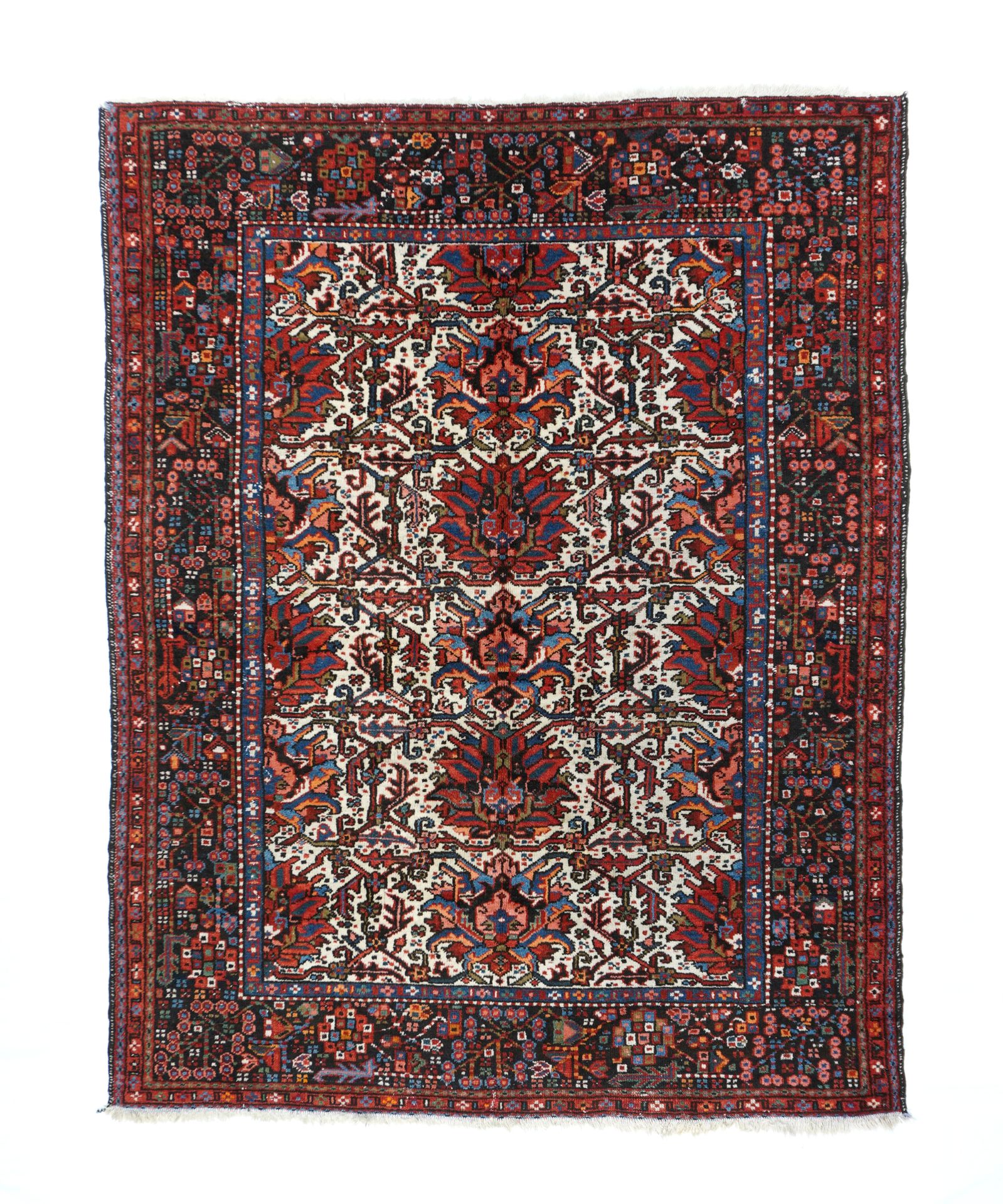 Null Karajeh地毯，4'10'' x 6'2'' 。