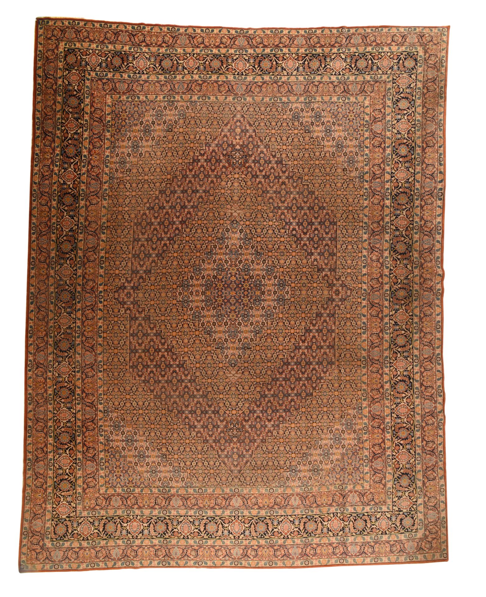 Null Hajijalili地毯，13'6'' x 18'7'' 。