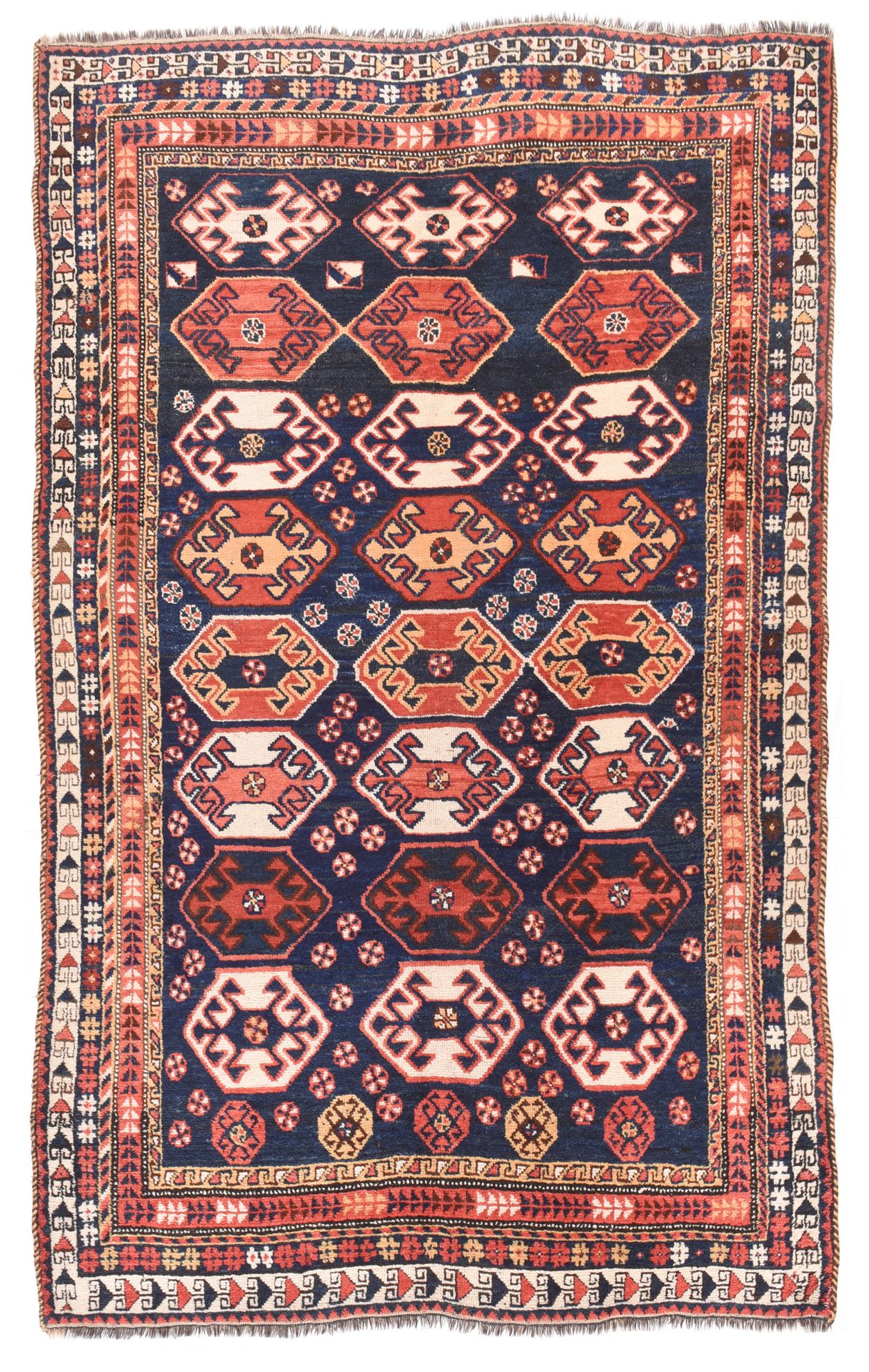 Null Qashqai地毯，5'4'' x 8'3'' 。