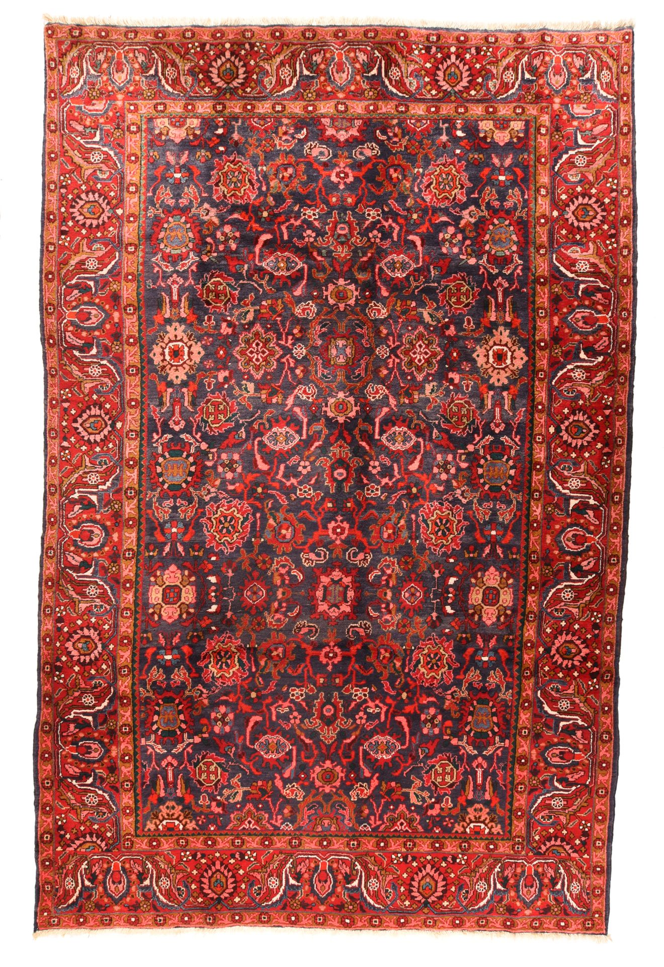 Null 哈马丹地毯，7'5'' x 11'5'' 。