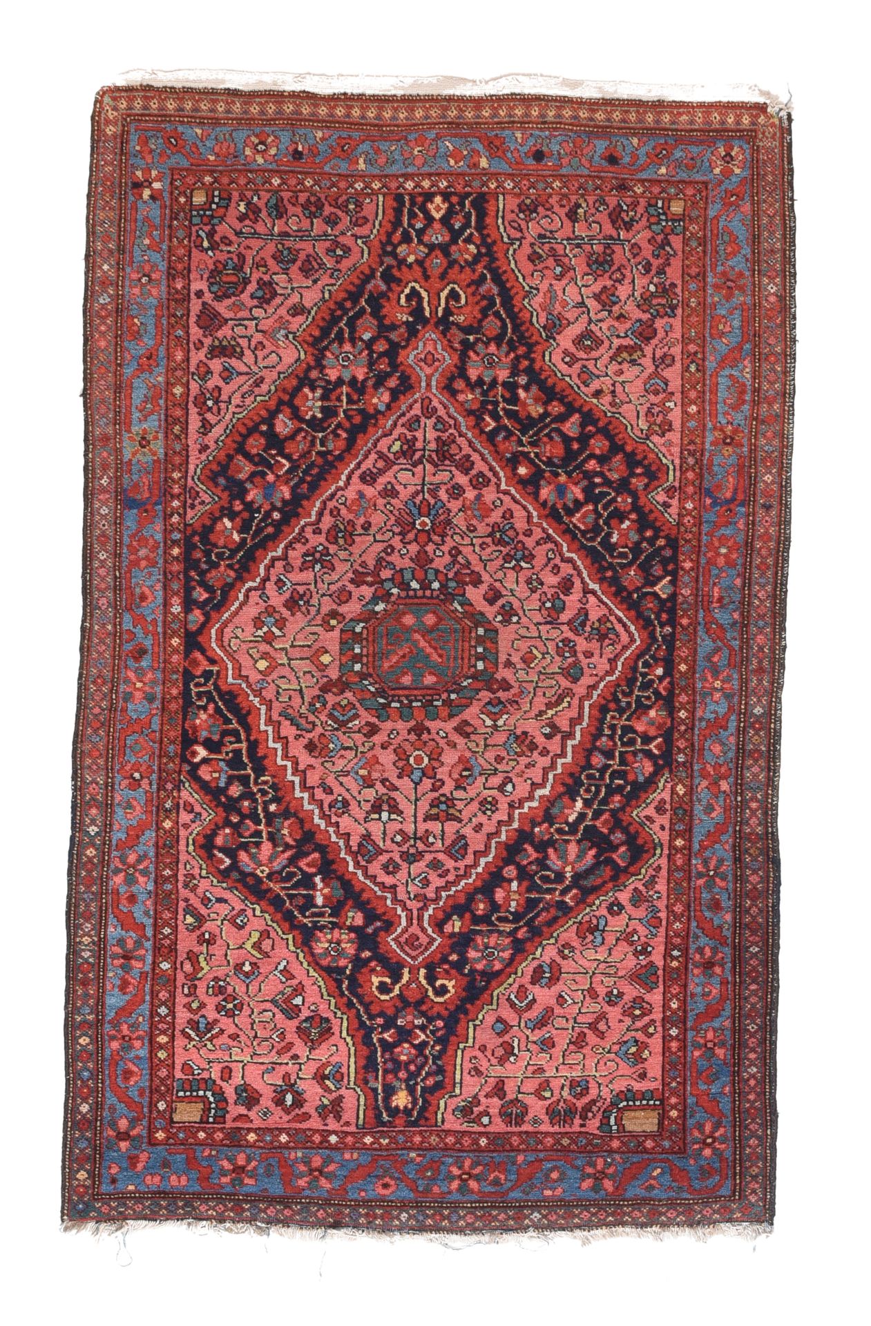 Null Malayer地毯，3'2'' x 5'1'' 。