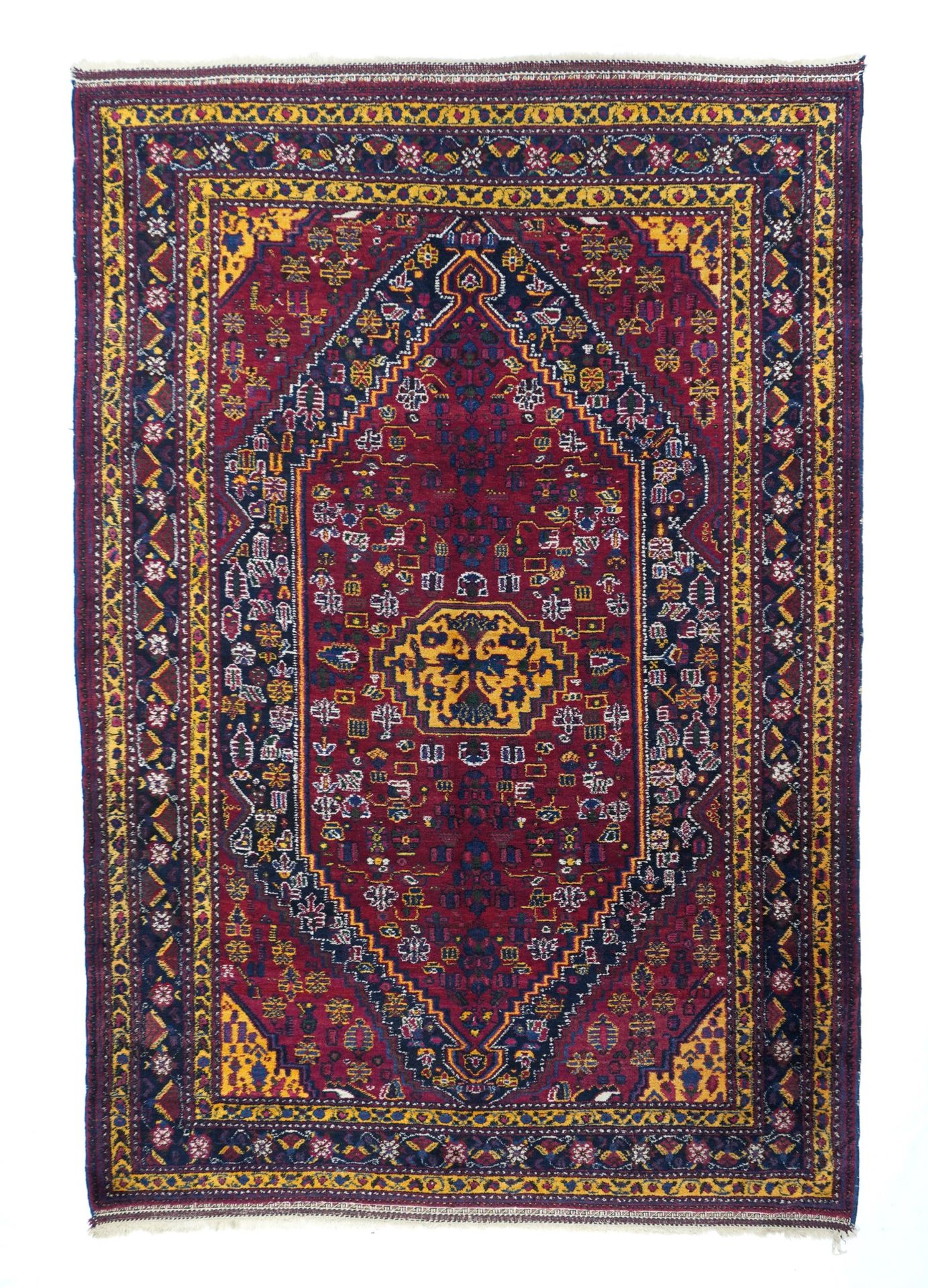 Null Tappeto Afshar, 5'3'' x 7'7''