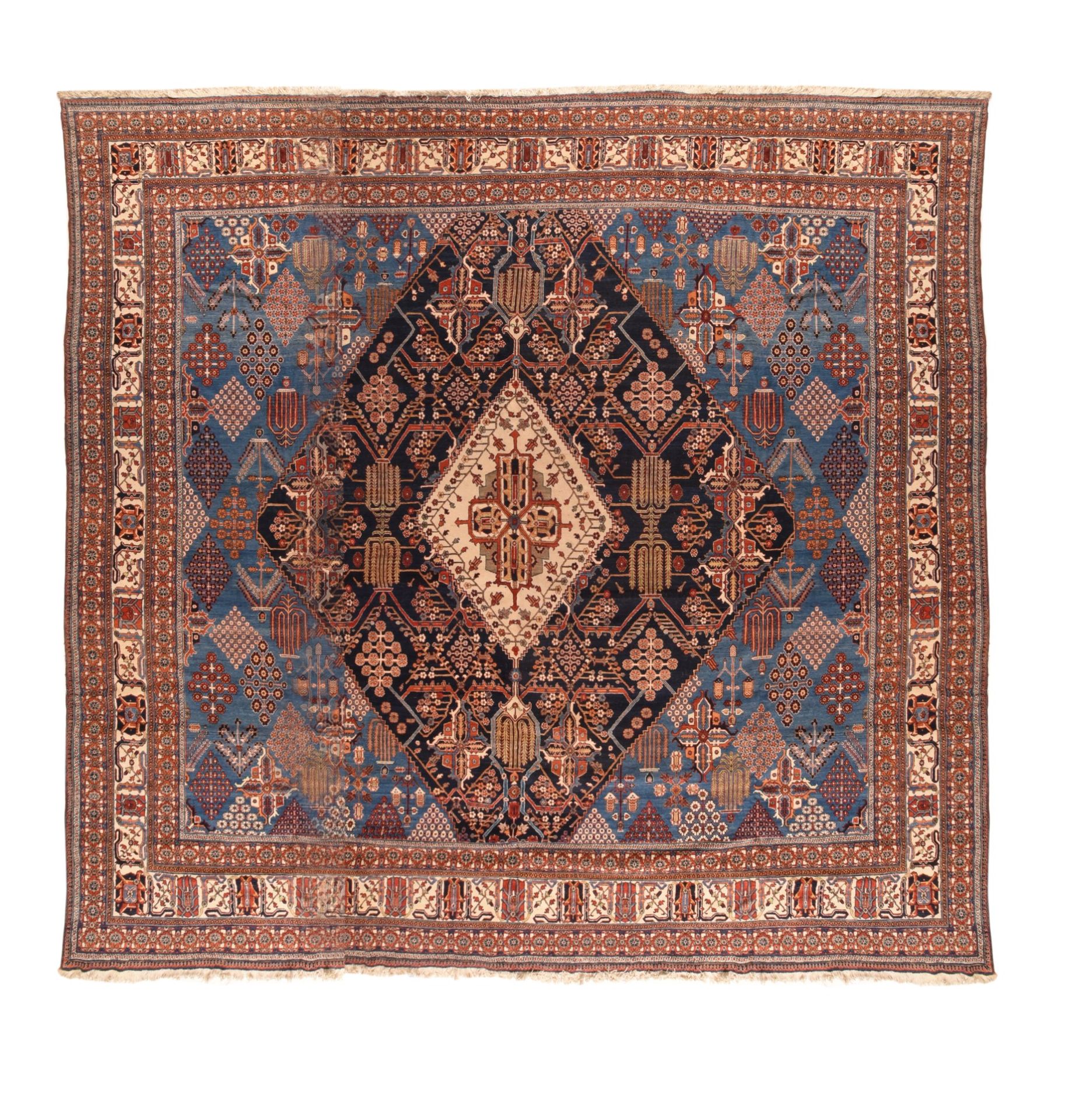 Null Tapis Joshaghan antique, 4,62 x 4,78 m (15'2" x 15'8")