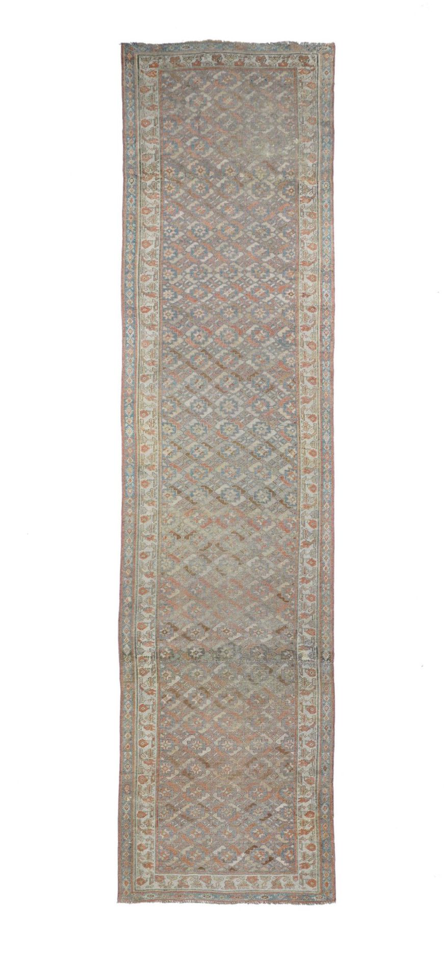 Null Alfombra antigua Bidjar, 3'1'' x 13'0'' ( 0.94 x 3.96 M )