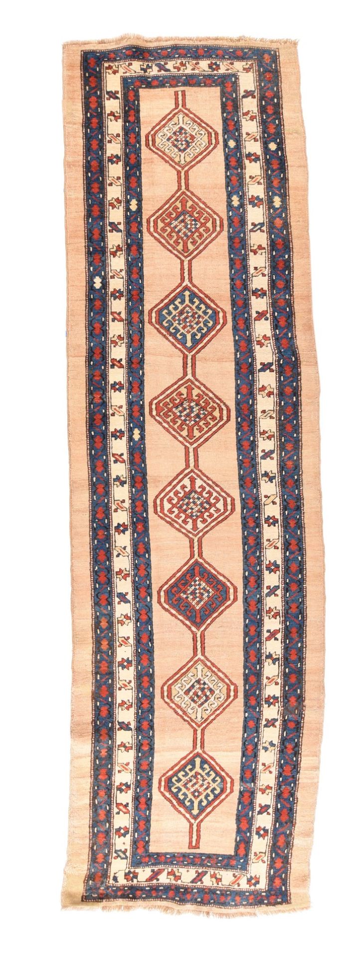 Null 古董萨拉布长地毯，3'0'' x 10'8'' ( 0.91 x 3.25 M )