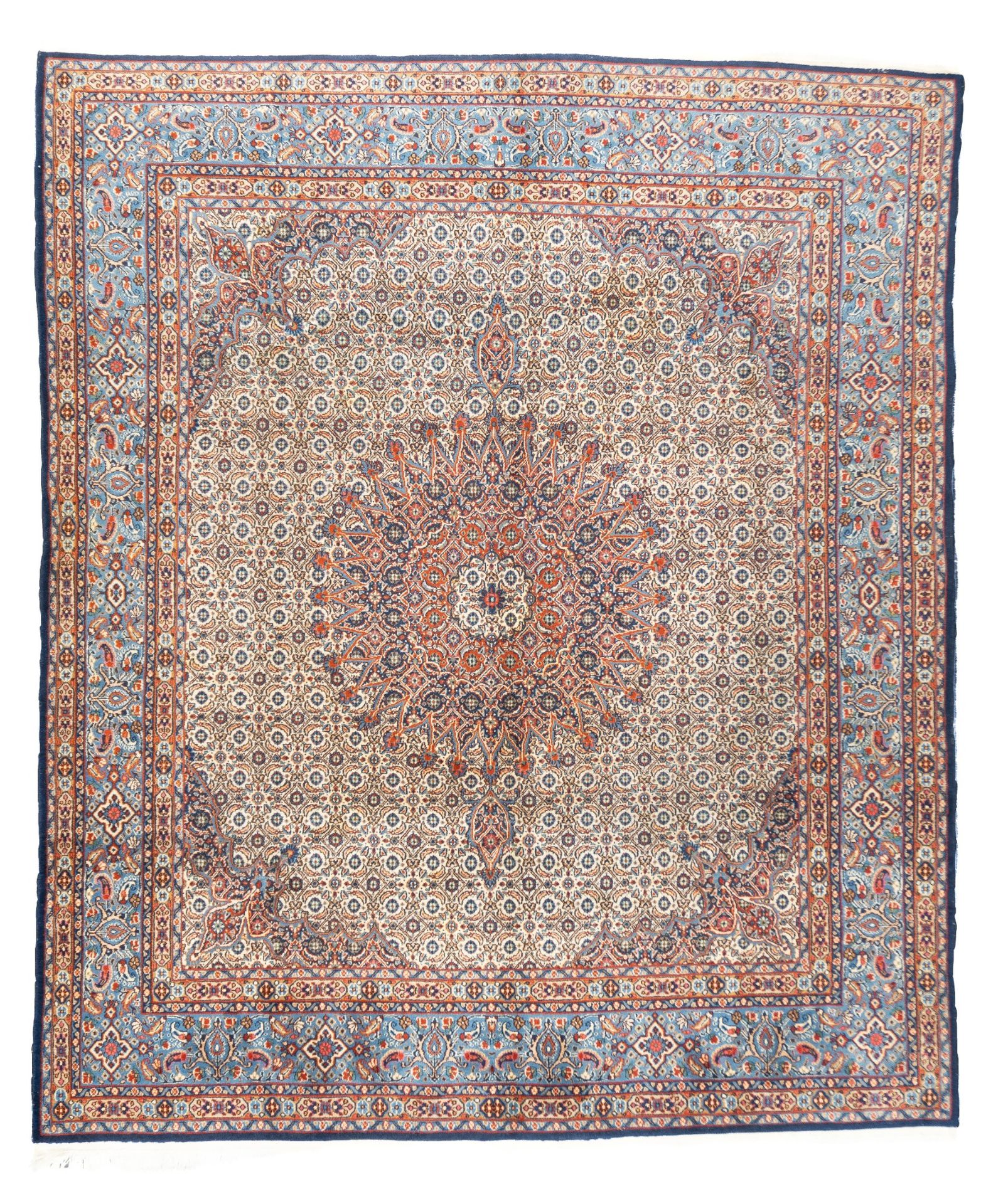 Null Antique Khorasan Rug, 7' x 8'5" ( 2.13 x 2.57 M )