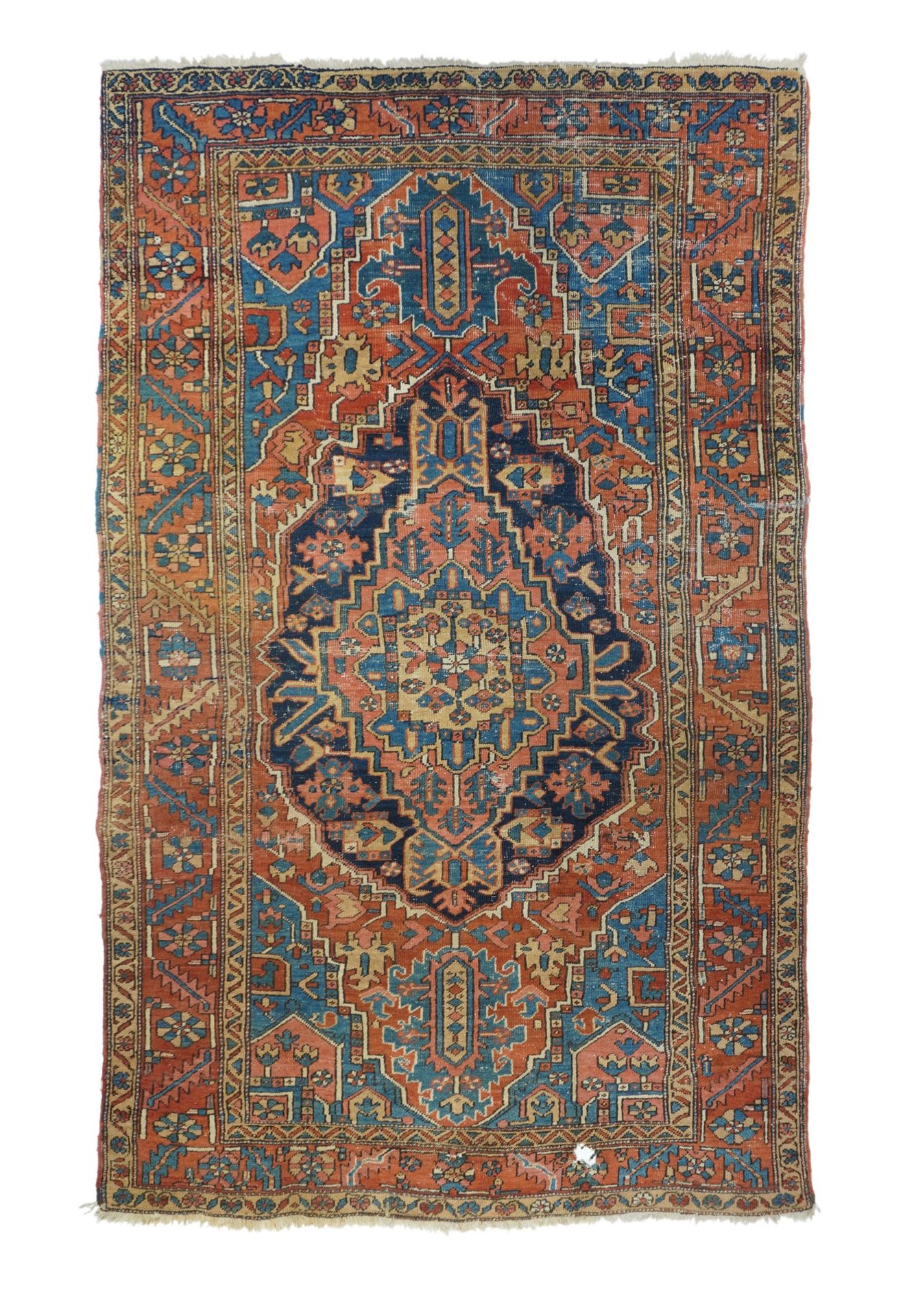 Null 古董海利兹地毯，6'1" x 10'2" ( 1.85 x 3.10 M )