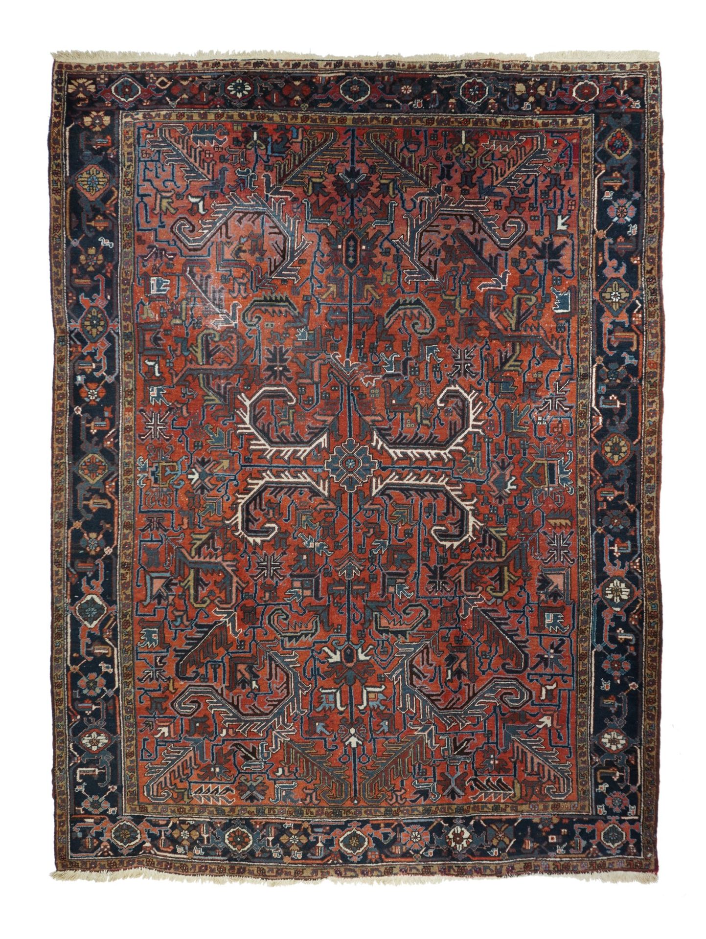 Null 复古海利兹地毯，8'4" x 10'10" ( 2.54 x 3.30 M )