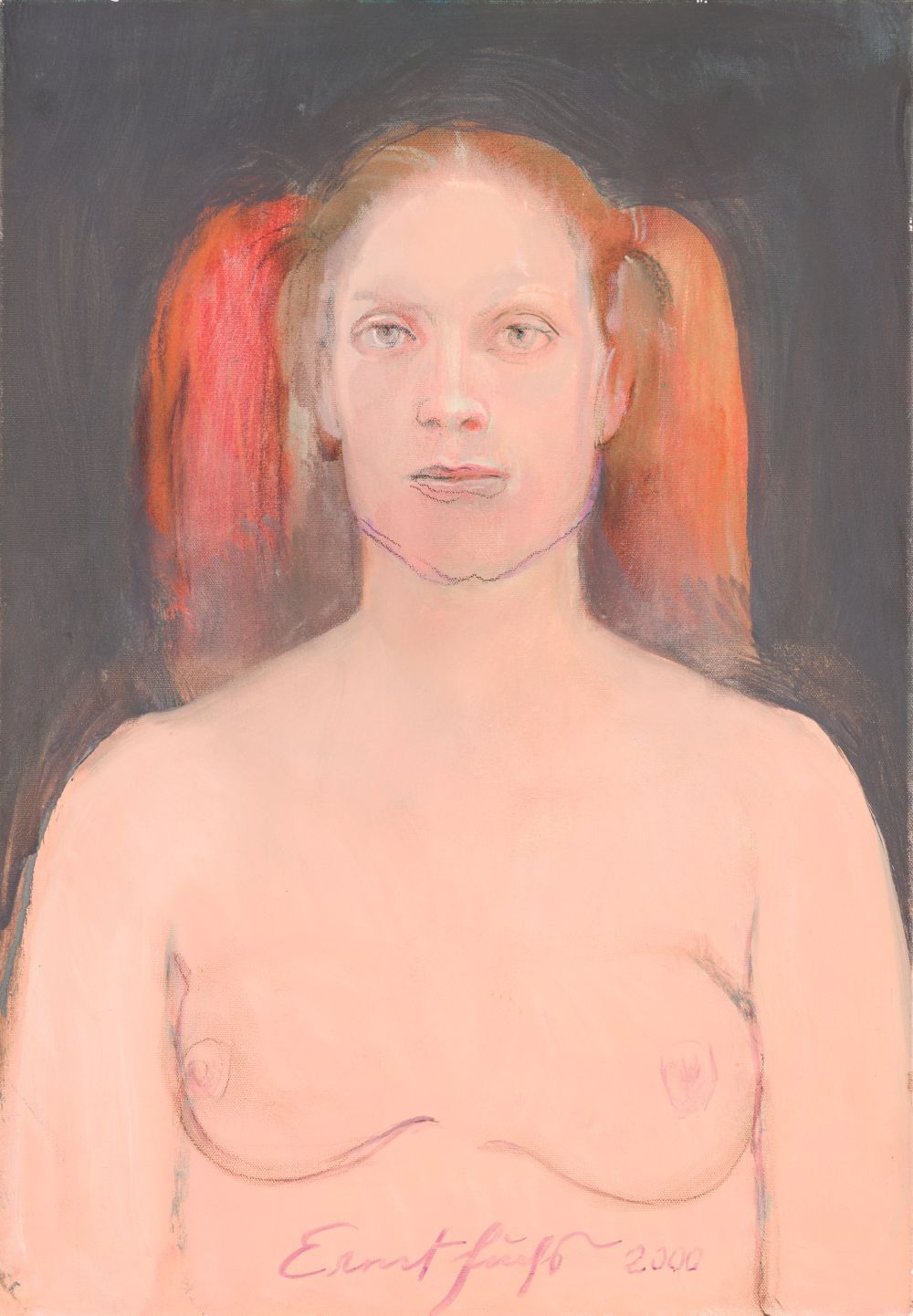 Fuchs, Ernst Portrait d'une dame, 2000

Huile sur toile

Signé et daté en bas au&hellip;
