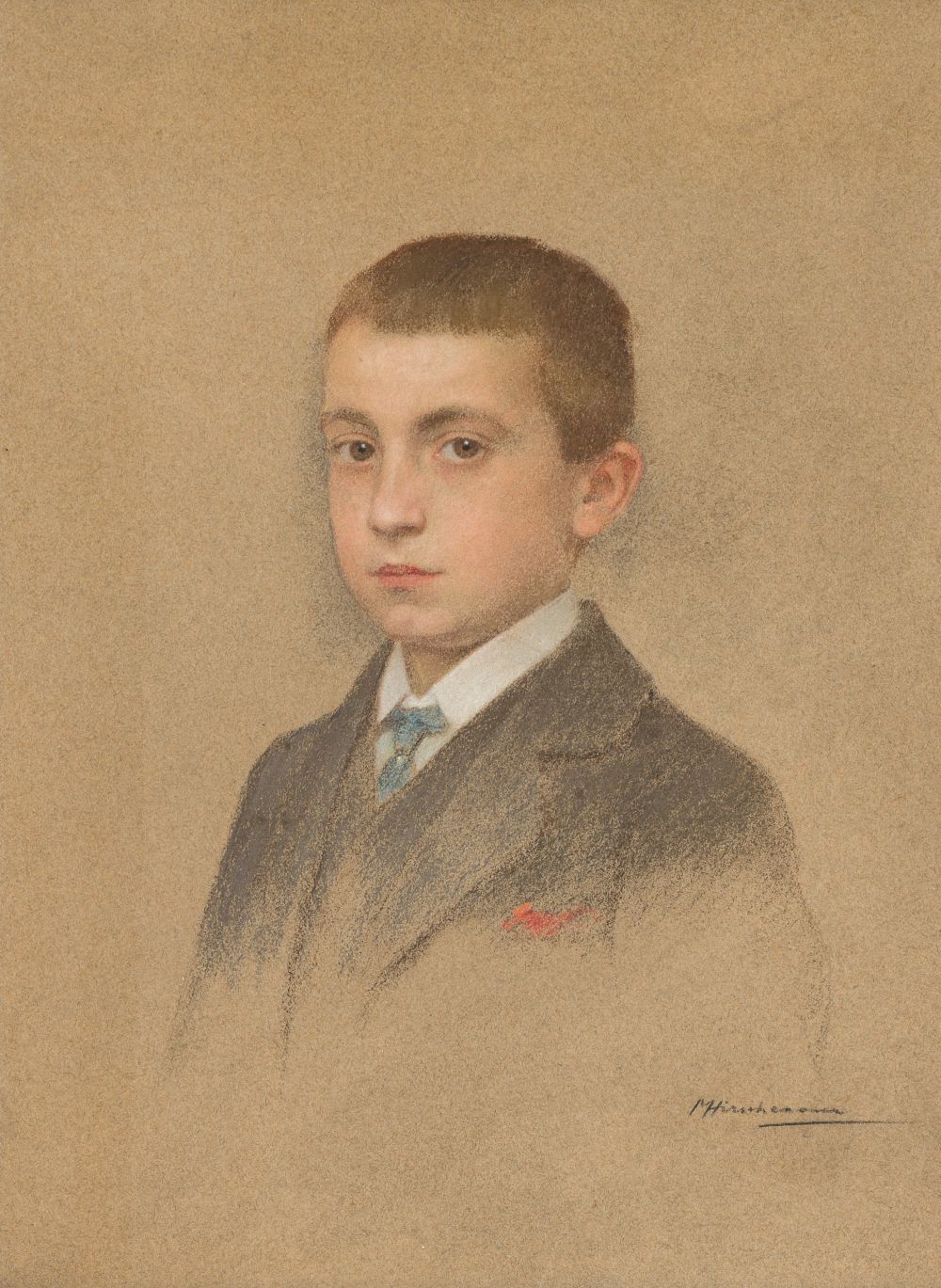 Hirschenauer, Max Portrait de garçon

Craie pastel sur carton teinté

Signé en b&hellip;