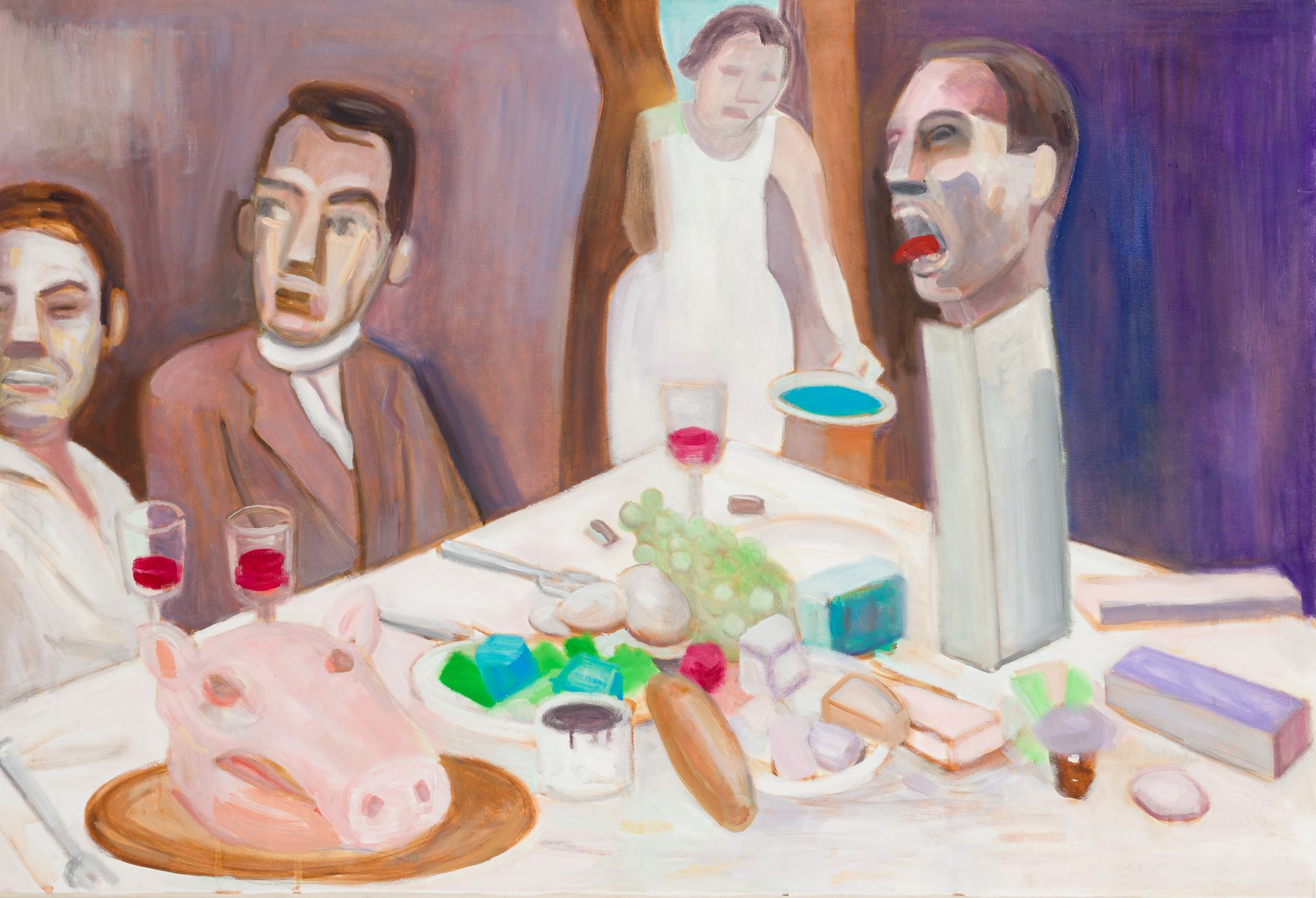 Guglielmino, Roberto The dinner 2007
Acrylic on canvas
Verso monogrammed and dat&hellip;