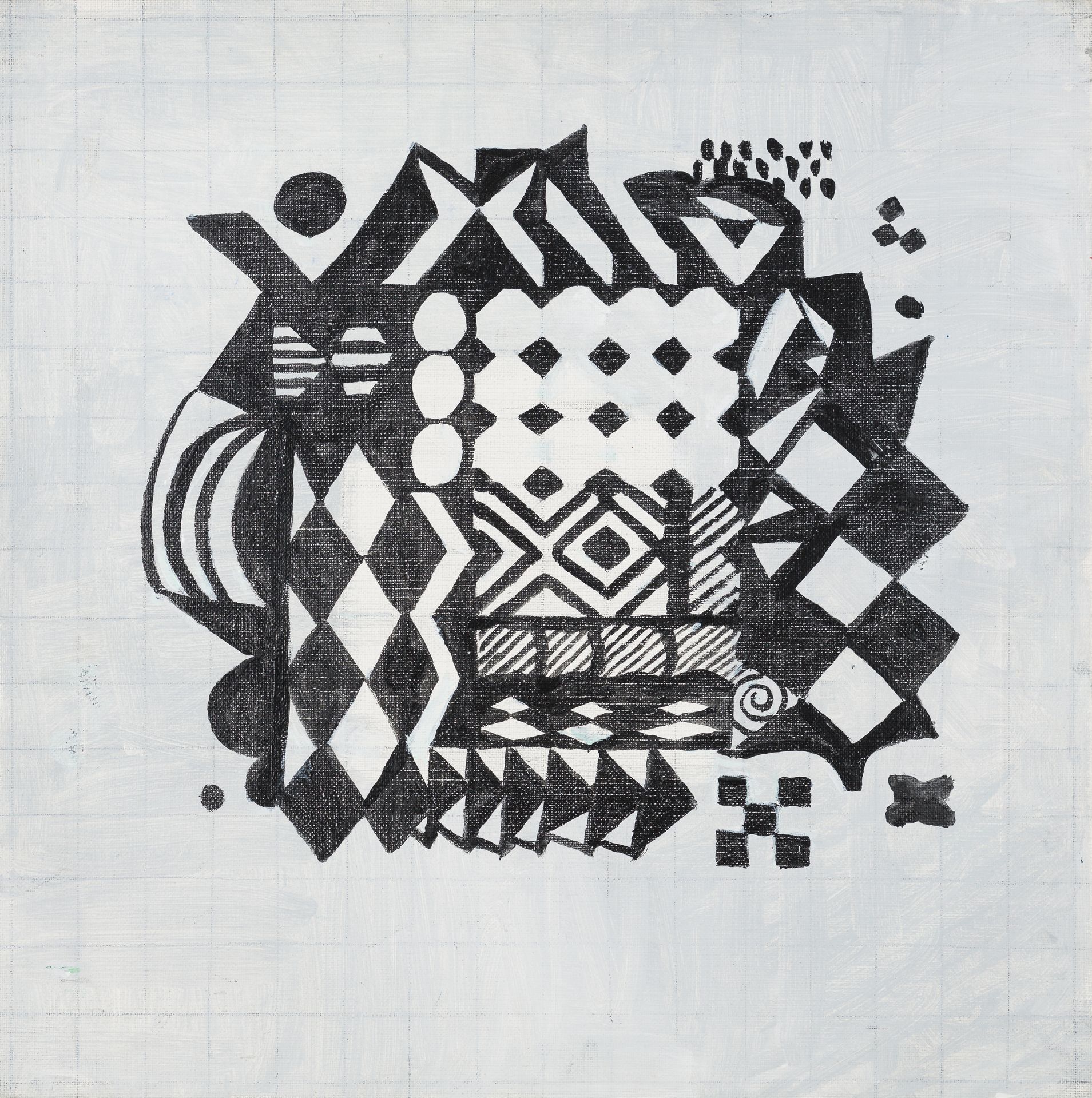 Joos, Hildegard Abstracción geométrica II, 2001
Acrílico sobre lienzo
Firmado, f&hellip;