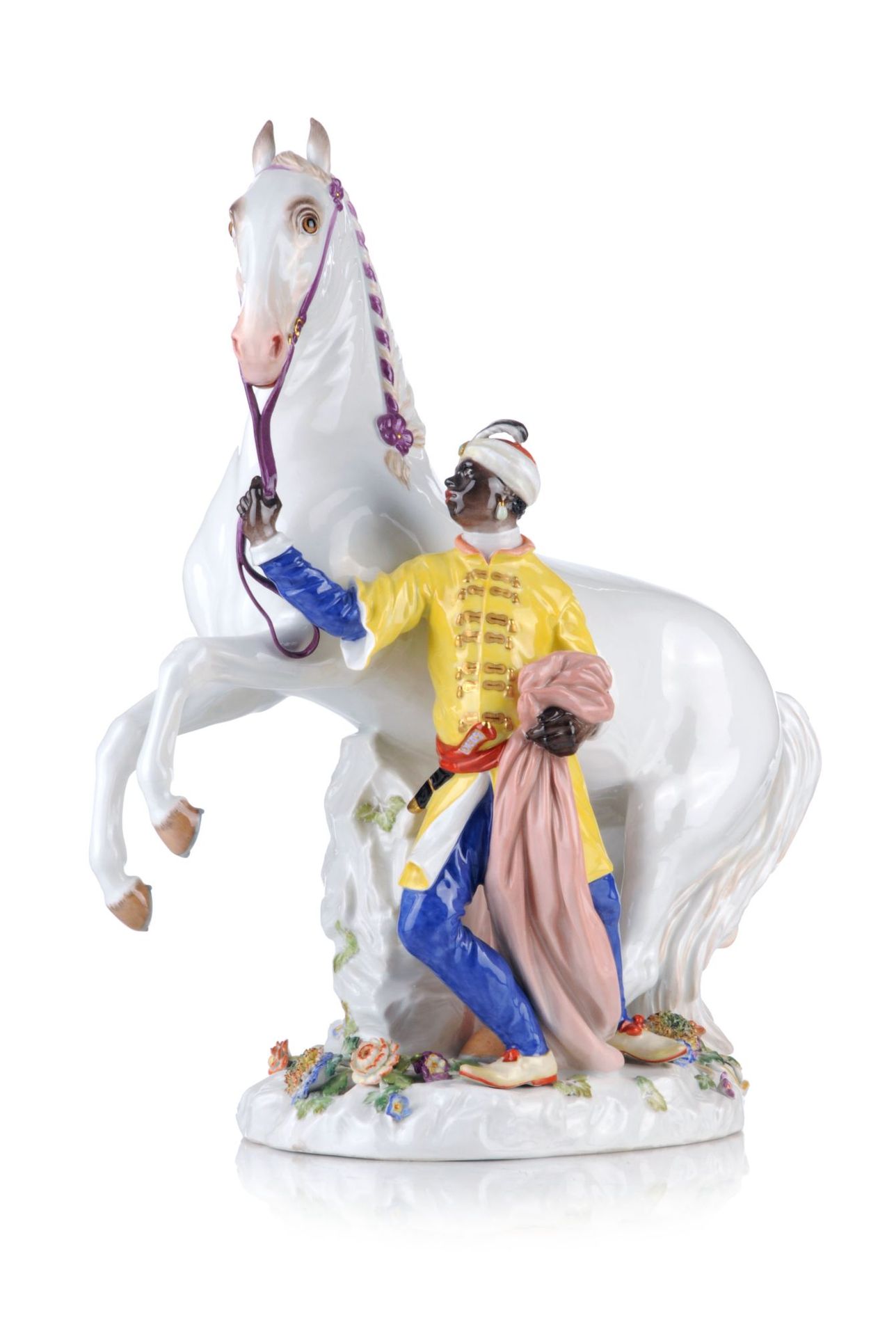 Johann Joachim Kaendler "Maure au cheval blanc". Johann Joachim Kaendler pour Me&hellip;