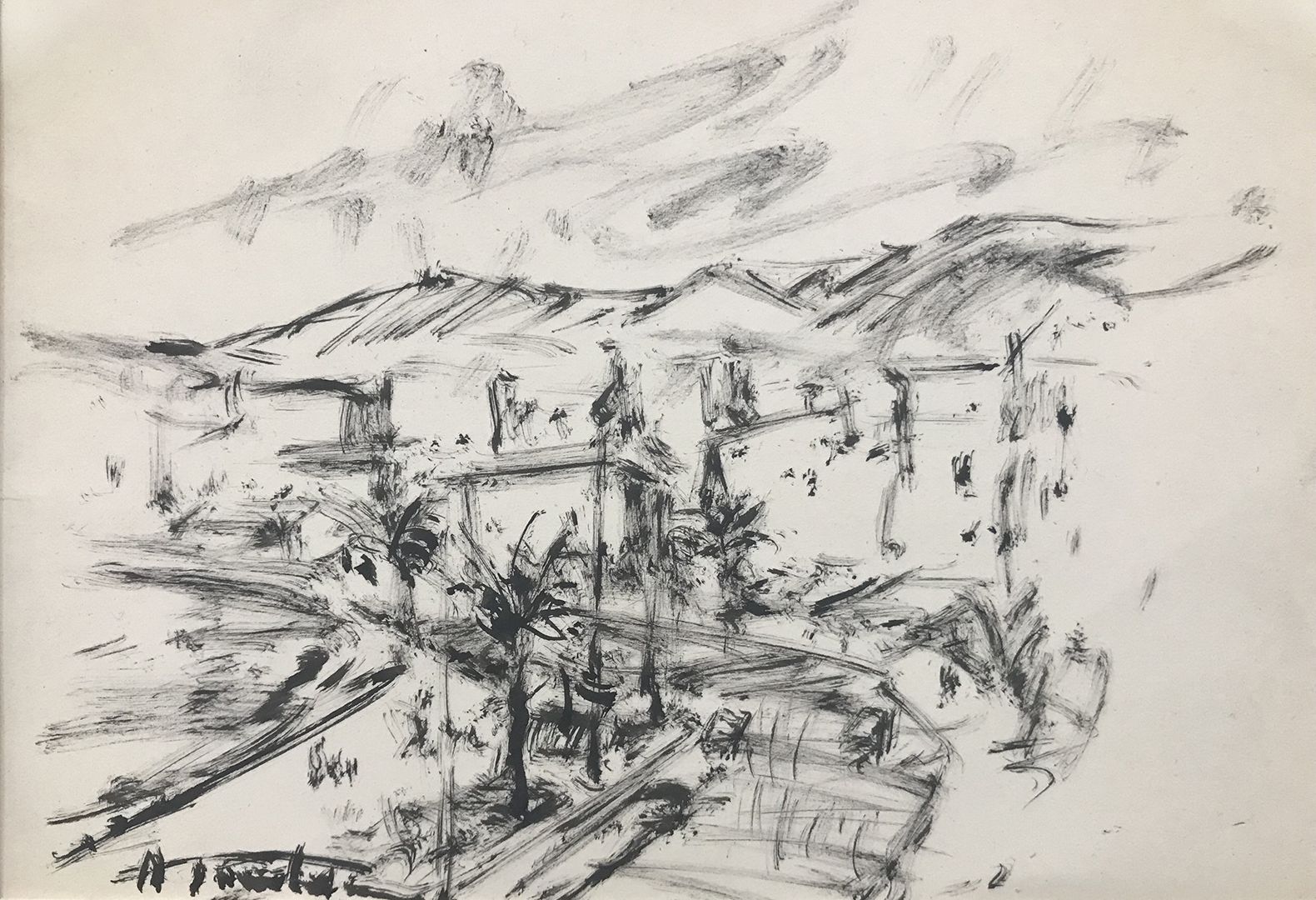 Tamburrini Amerigo (Napoli 1901 - 1966) Road
encre sur papier
signature : en bas&hellip;