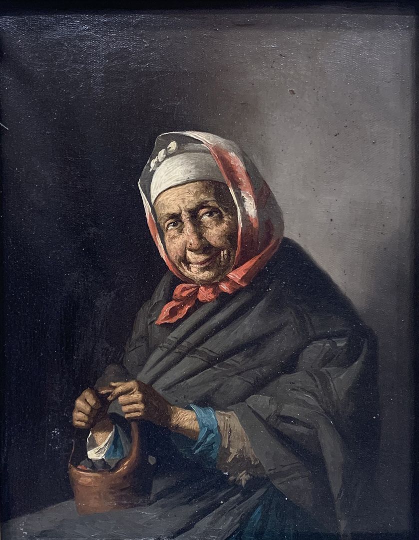 Anonimo Anciana
óleo sobre lienzo
firma: obra sin firmar
tamaño: cm 27 x 21