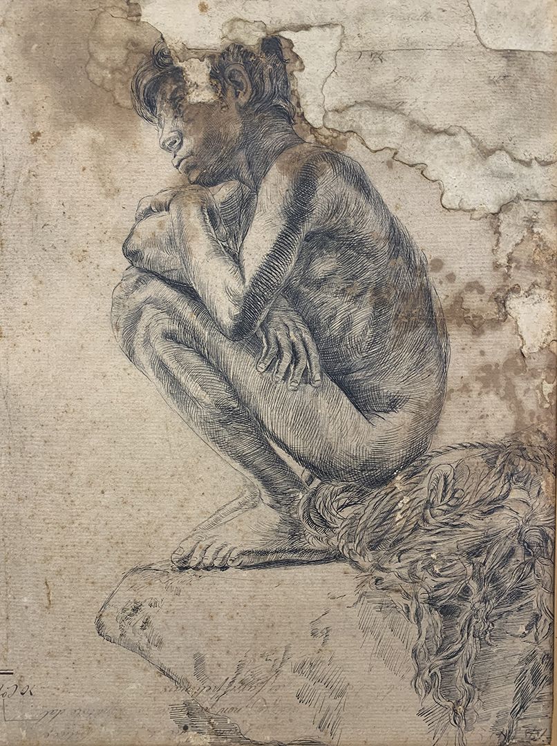 Gemito Vincenzo (Napoli 1852 - 1929) Study of a figure
mixed media on paper
sign&hellip;