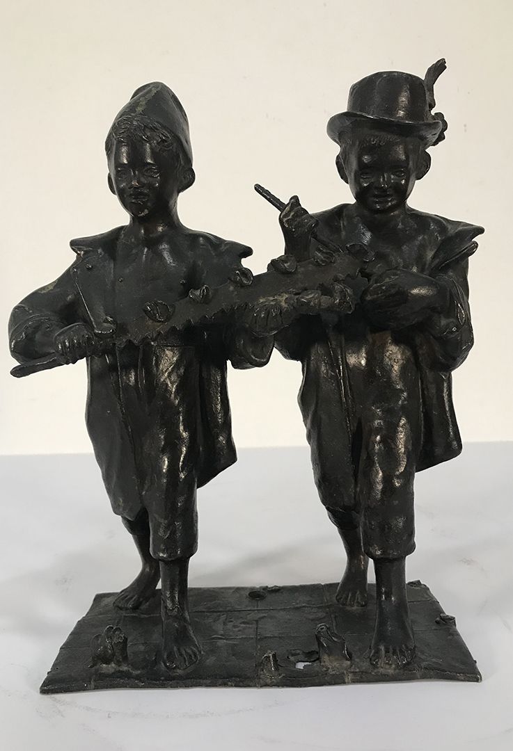 De Matteis Francesco (Lecce 1852 - Napoli 1917), attr. A Kleines Band
Bronzeskul&hellip;