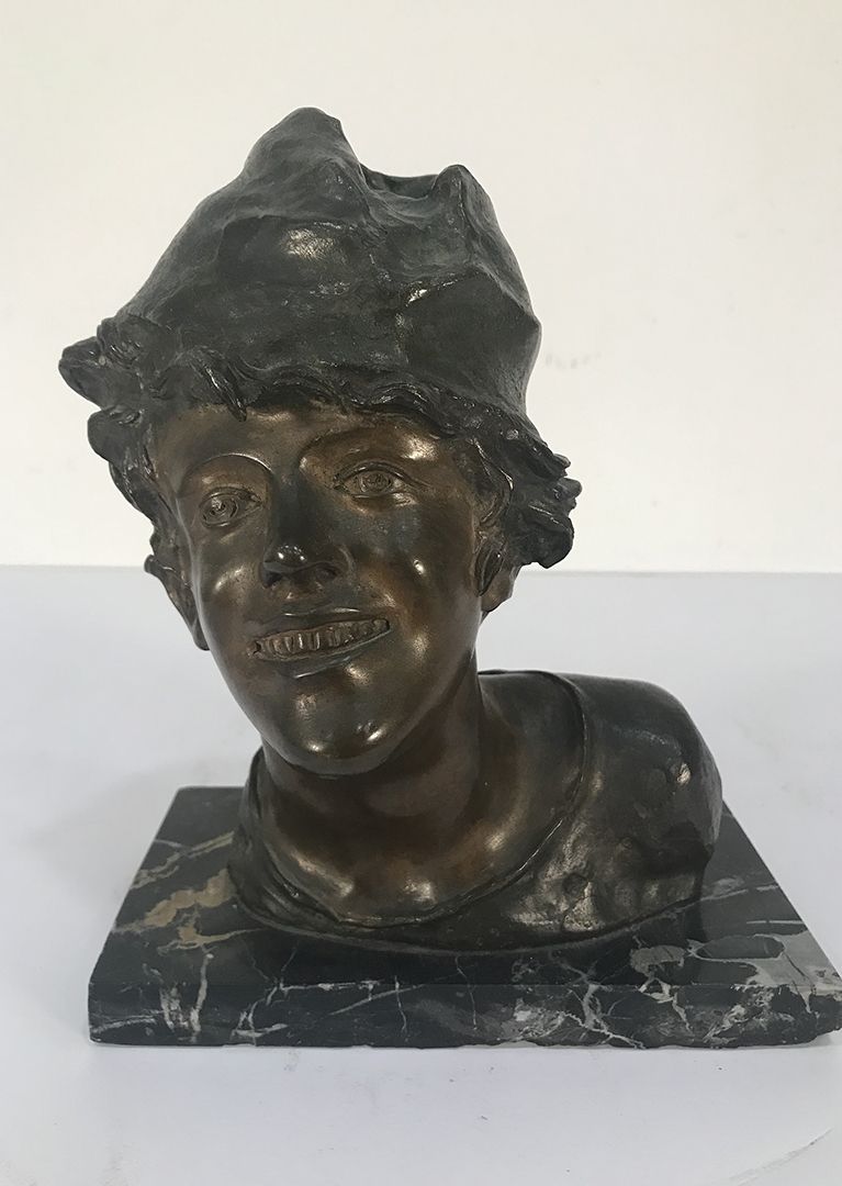 Aurisicchio Vincenzo (Napoli 1855 - 1926) Buste d'un jeune homme
sculpture en br&hellip;