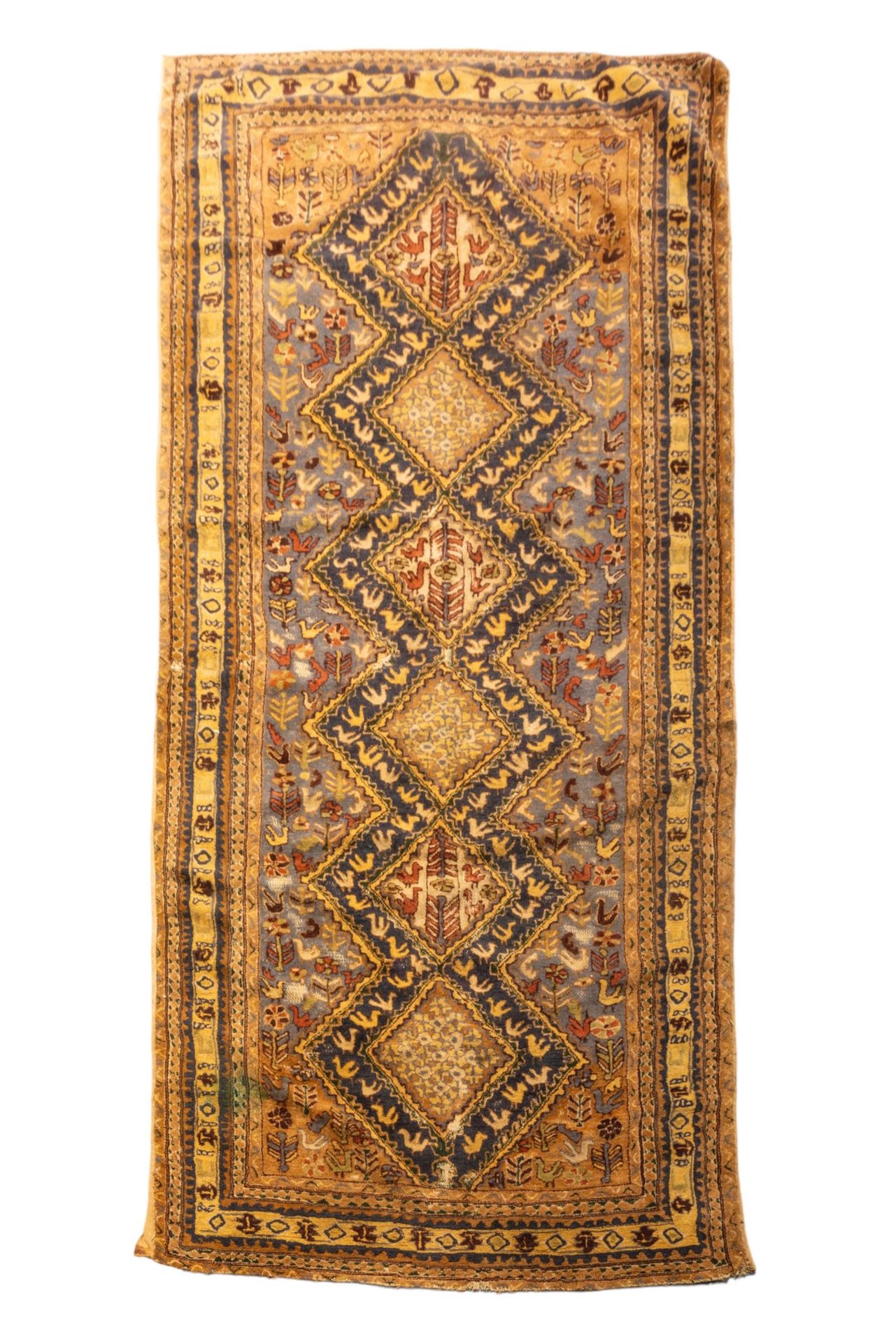 Null A HAND KNOTTED PERSIAN RUNNER, LATE 19TH/EARLY 20TH CENTURY, probably Hamad&hellip;