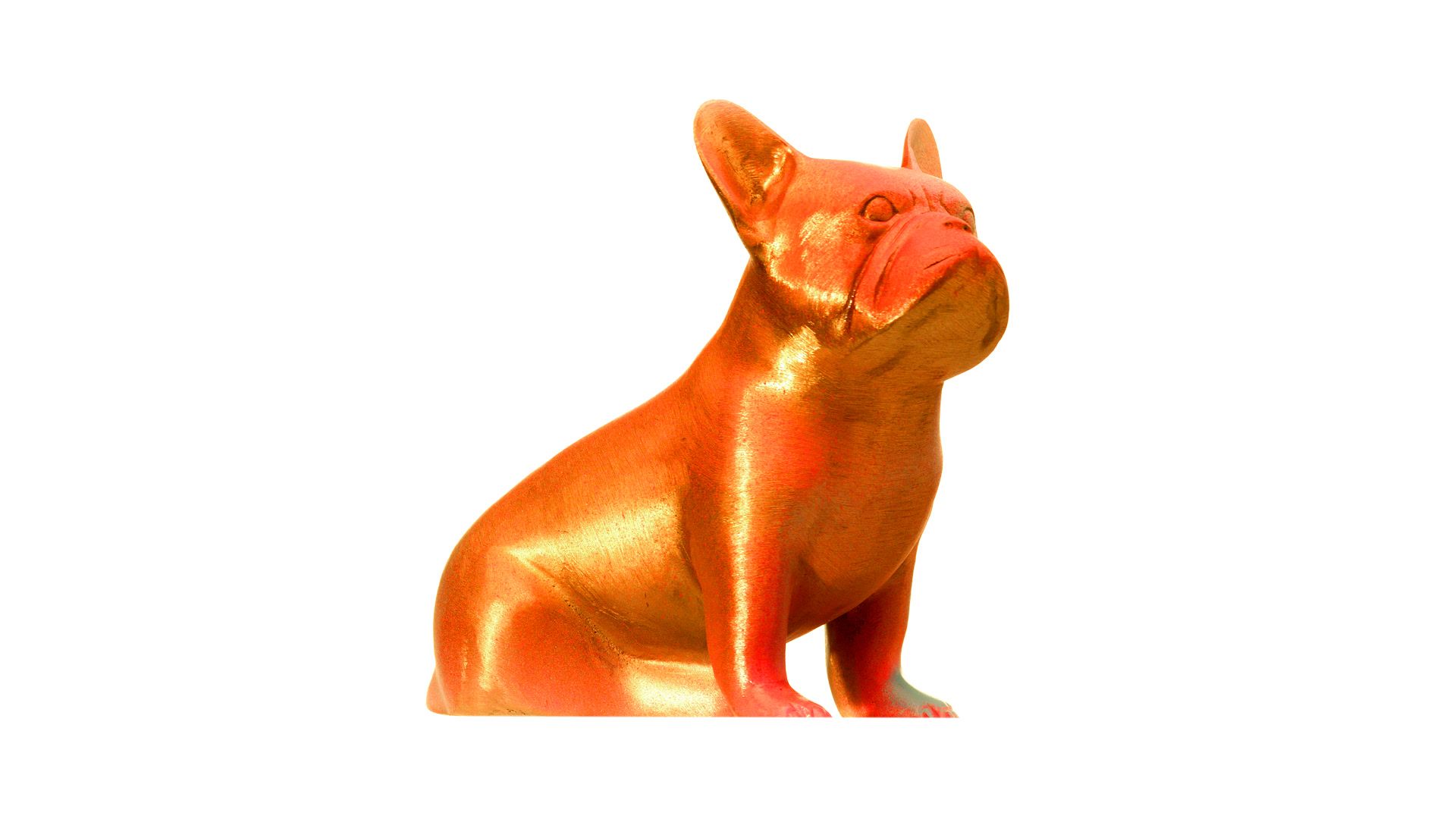 Julien MARINETTI 犬只约翰

2022年（生产年份）

2004年（创建年份）

铜质

在青铜器上加压涂抹金色涂料和莫洛托夫丙烯酸涂料，并进行&hellip;