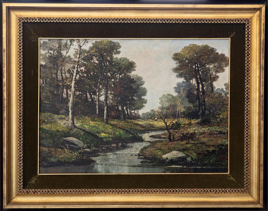 Null River landscape

20th century

Oil on canvas

Signed