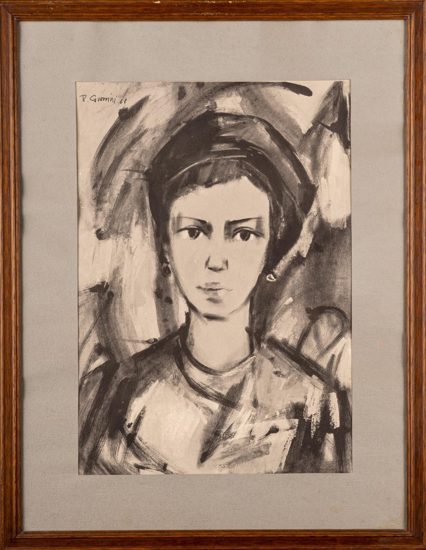 RENATO GUERRINI (Abbadia San Salvatore) Porträt einer Frau

mehrfach auf Papier
&hellip;