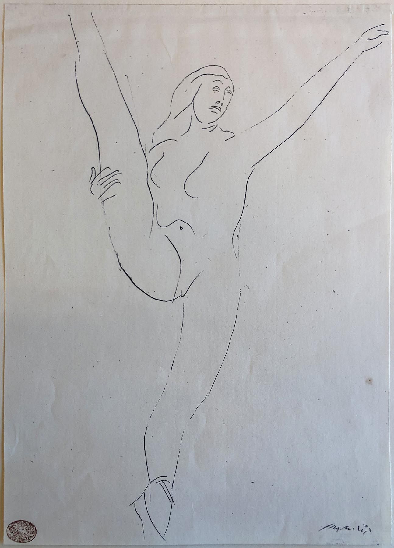 GIACOMO MANZÙ (Bergamo 1908 - Aprilia 1991) Dancer

1961

multiple on paper, Ein&hellip;