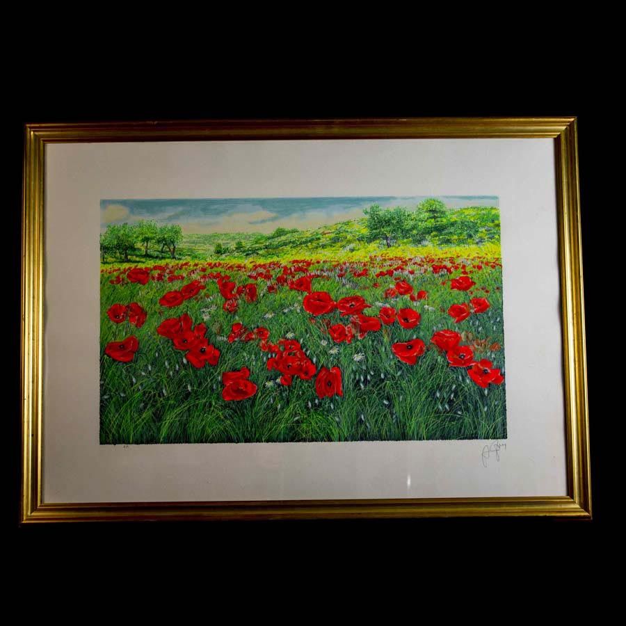 FRANCO AZZINARI (San Demetrio Corone 1949) Coquelicots

20ème siècle

Sérigraphi&hellip;