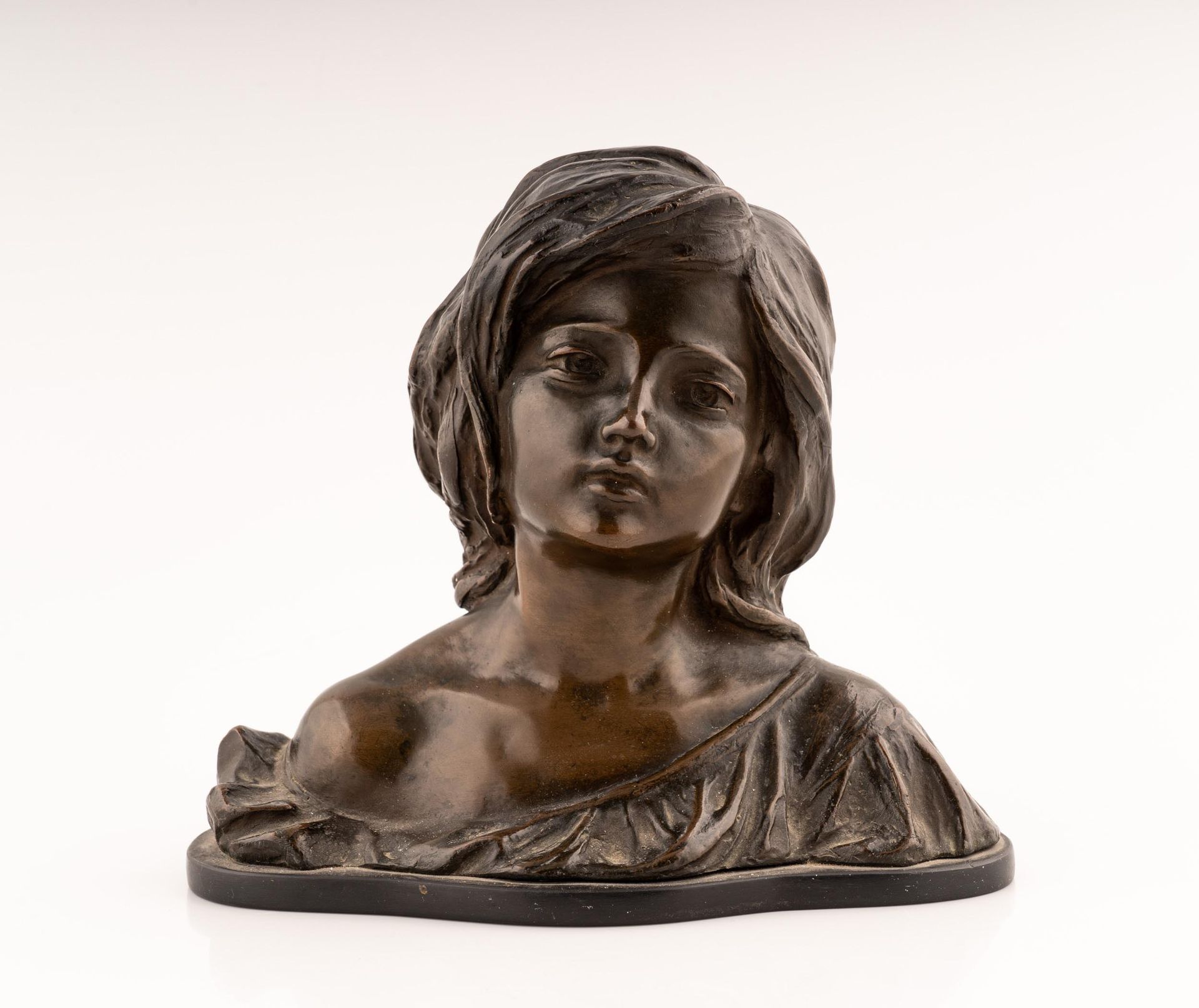 Null Bronze female bust


Naples early twentieth century


marked Fonderia Artis&hellip;