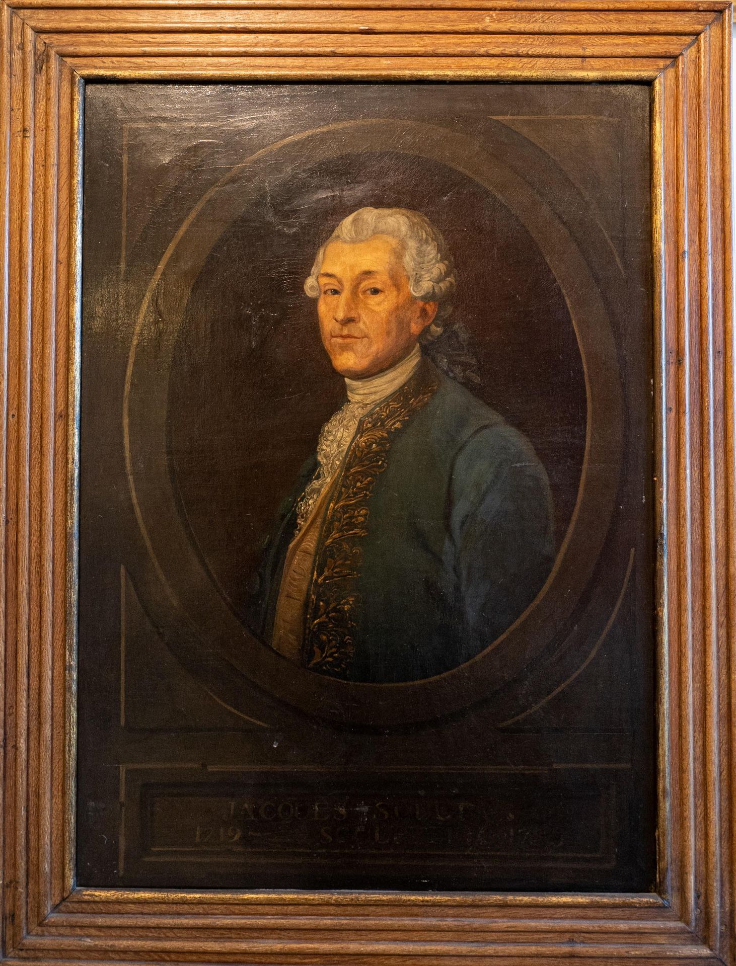 Null Portrait d'un gentleman 

fin du 18e siècle 

huile sur toile 

cm 105x74