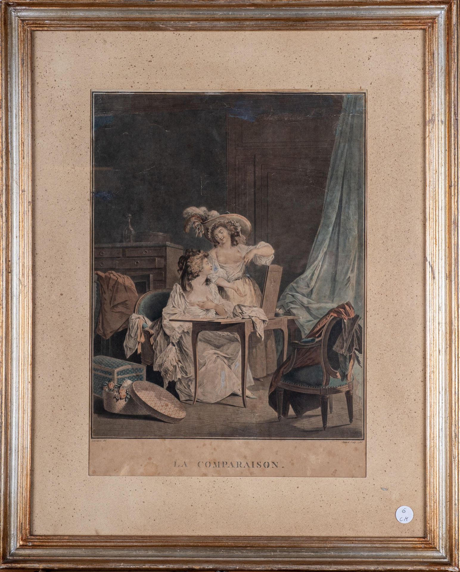 Null Jean-François Janinet (1752-1814), 

La comparaison 

1786 

Aquatinte sur &hellip;