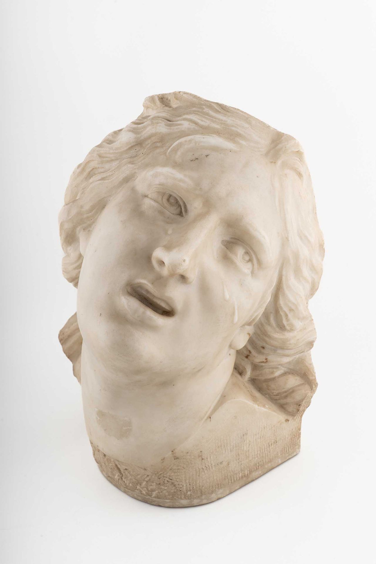 Null 普罗赛尔宾的头像，由吉安-洛伦佐-贝尔尼尼创作

18世纪

白色雕像大理石雕塑

h cm 35

大理石复制的普罗赛尔宾头像，出自吉安-洛伦佐-贝&hellip;