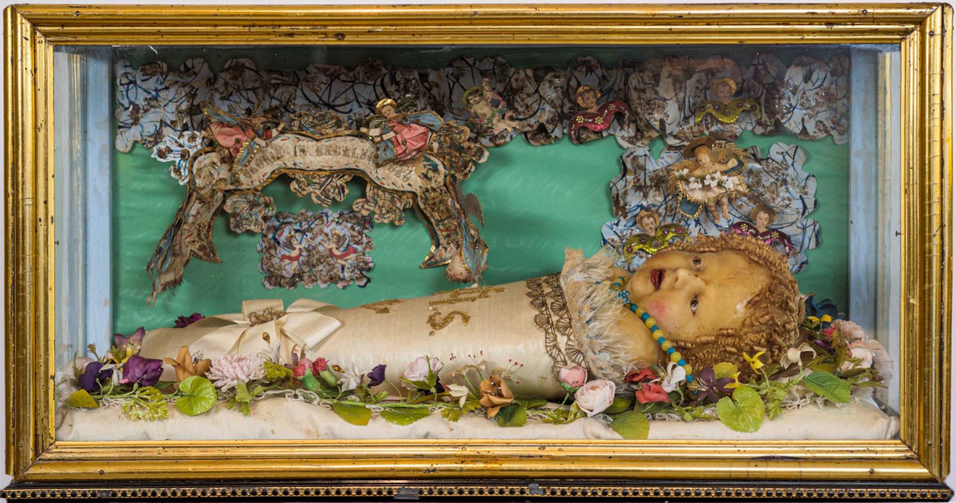 Null El Niño Jesús

Siglo XVIII

escultura de cera de abeja en caja de cristal

&hellip;