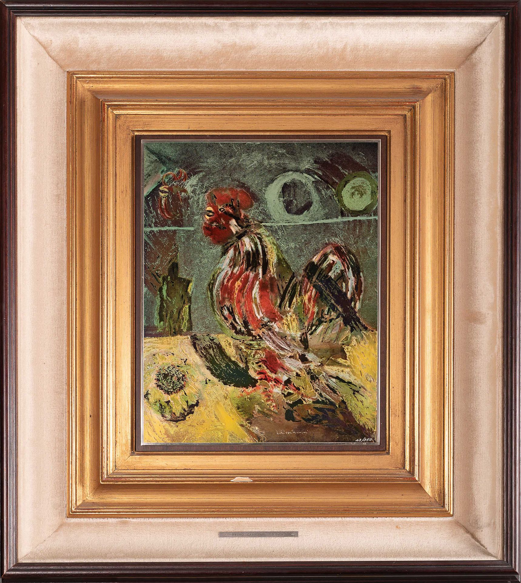 BRUNO CASSINARI Bruno Cassinari (Piacenza 1912 - Milan 1992), The Rooster


silk&hellip;