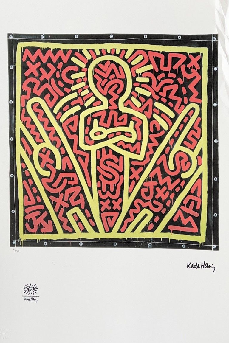 Keith Haring Keith Haring_x000D_
litografia_x000D_
cm 70x50_x000D_
esemplare 41/&hellip;
